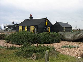 Derek Jarman's cottage at Dungeness
