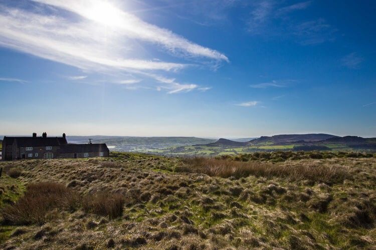 A winter view across the Peak District 