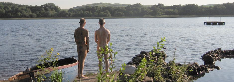 Two men at the loch