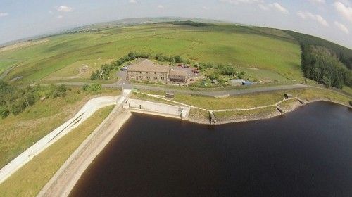 Aerial view of Coldwell Activity Centre