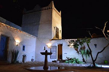 Kasbah at night